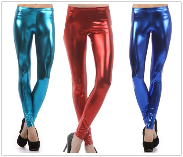 Silver Metallic Laser Leather