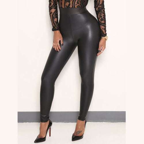 Leather Wet Look Fitness