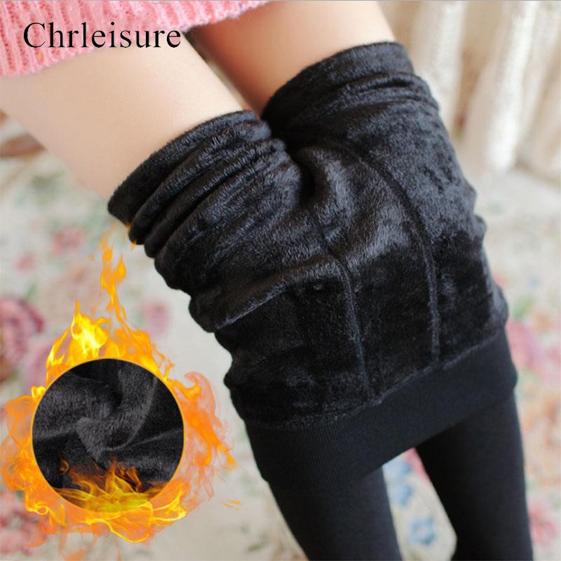 Winter Warm Leggings High Waist