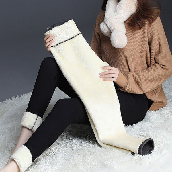 Trousers High Waist Warm