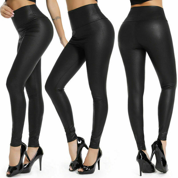 Leather High Waist pants
