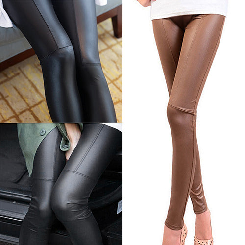 Tight Trousers Faux Leather