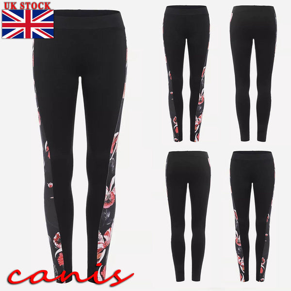 Floral Pattern Print Leggings
