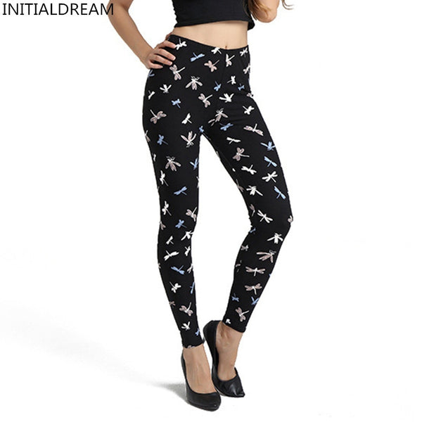 Printing Leggings High Waist Casual