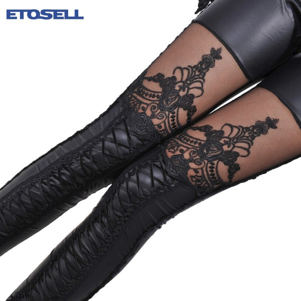 Skinny Leg Faux Leather