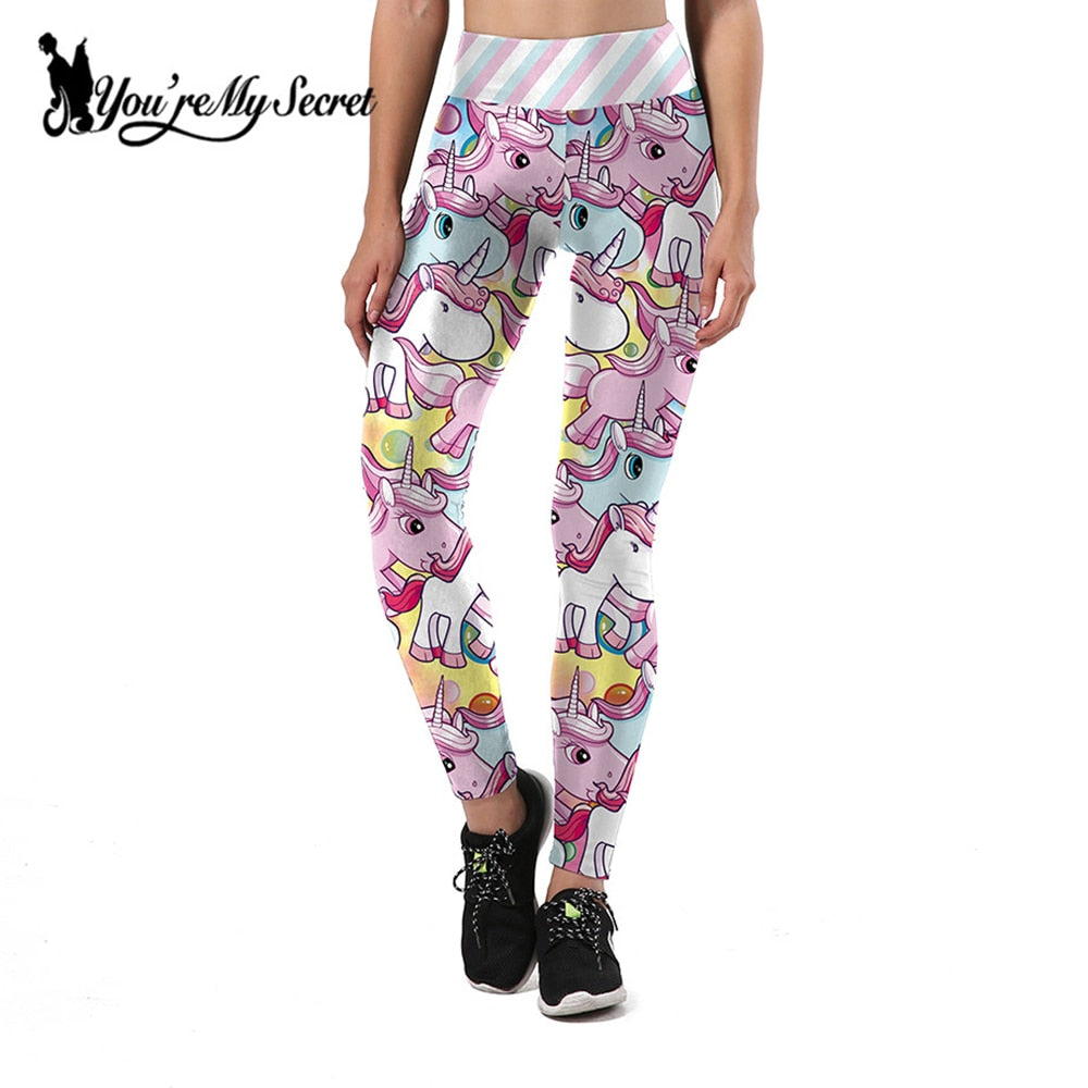 Printed Trousers Unicorn Legging